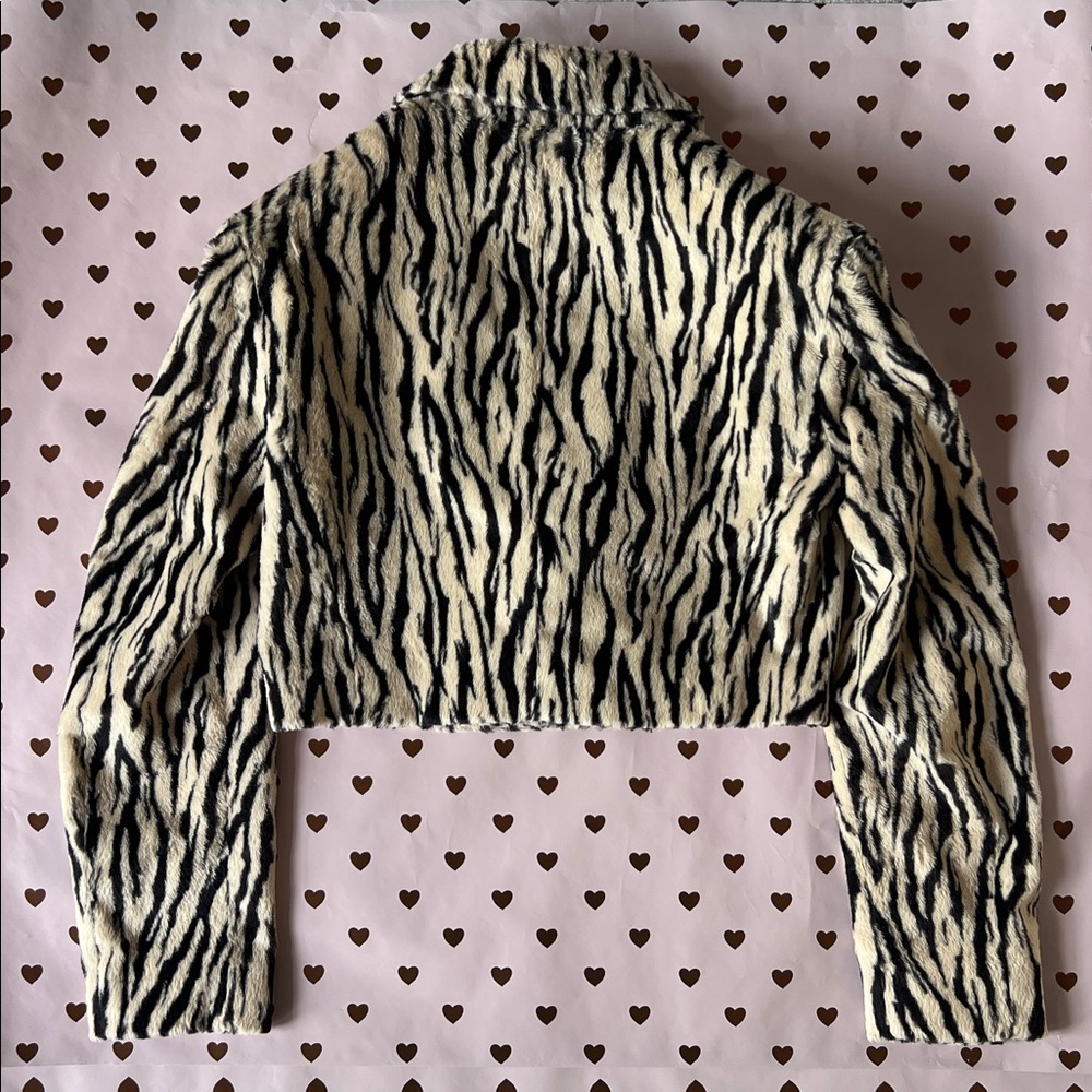 MOTHER the blaze of glory faux fur blazer NWOT - Picture 6 of 6